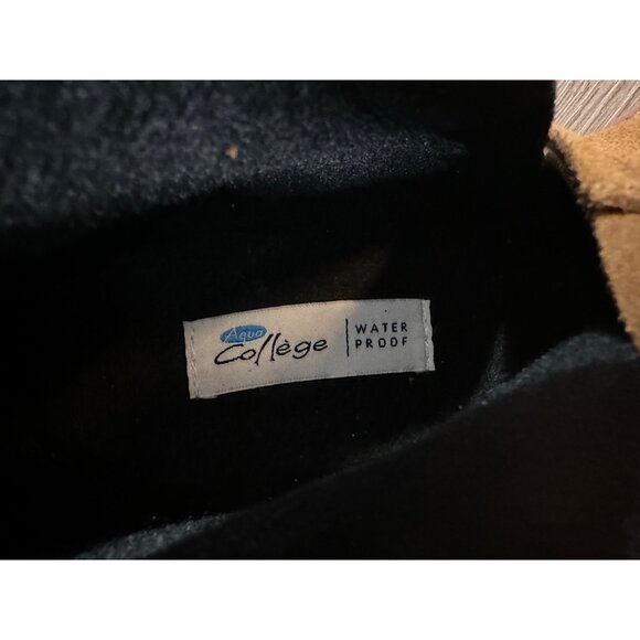 Aqua College Natalya Waterproof Boots Color Camel Suede Size 11M Style B6846 235 - Picture 10 of 14